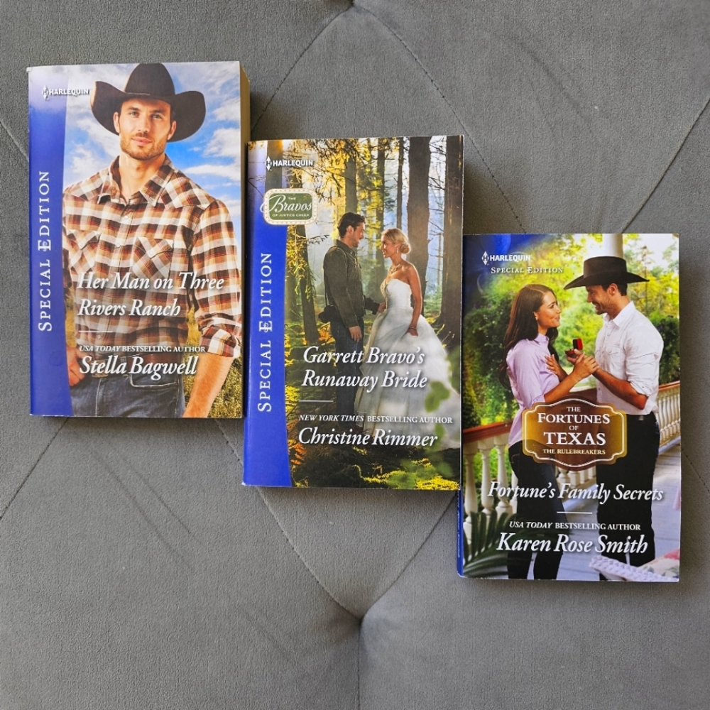 Set of 3 Harlequin Romance Special Edition Novels from 2017 & 2018 New & Unread